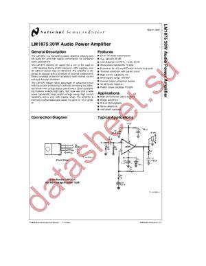 LM1875 datasheet  