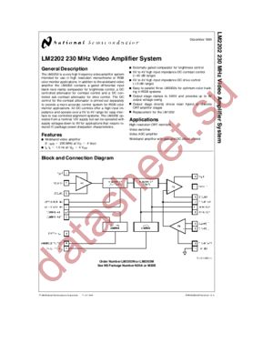 LM2202 datasheet  