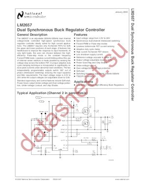 LM2657MTCX datasheet  