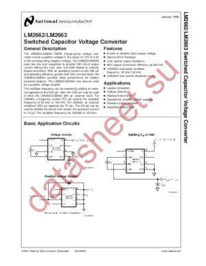 LM2662 datasheet  