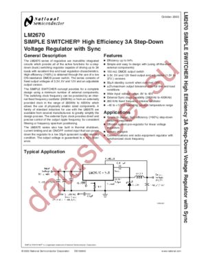 LM2670T-ADJ datasheet  