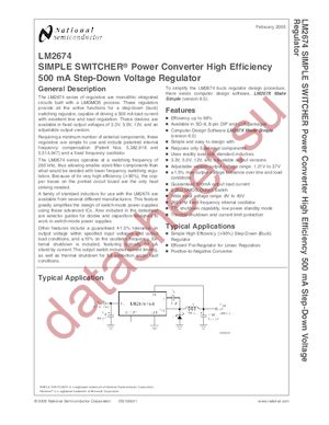 LM2674N-5.0 datasheet  