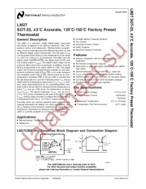 LM27 datasheet  