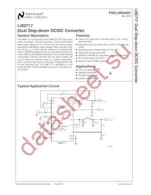 LM2717MTX datasheet  