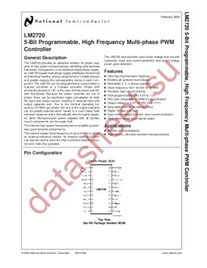 LM2720 datasheet  