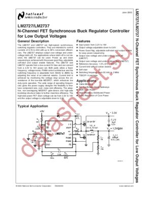 LM2727EVAL PCB datasheet  