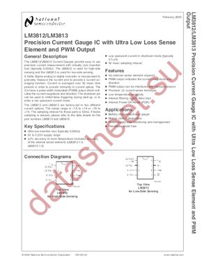 LM3812M-1.0 datasheet  