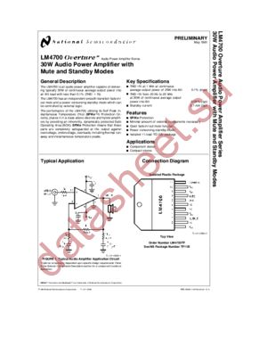 LM4700 datasheet  