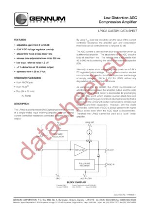 LP502 datasheet  