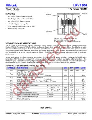 LPV1500 datasheet  