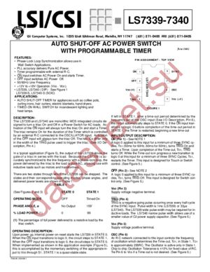 LS7340 datasheet  