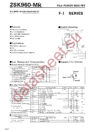 2SK960-MR datasheet  
