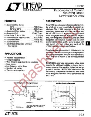 LT1008CN8 datasheet  