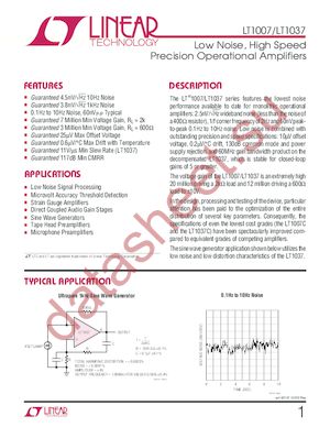 LT1037 datasheet  