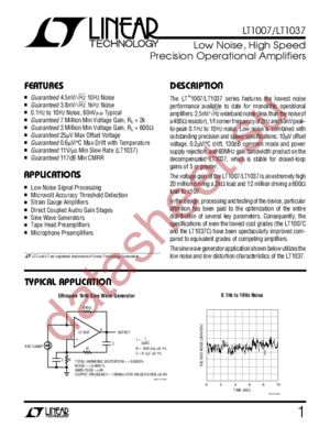 LT1037IS8 datasheet  