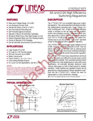 LT1071CT datasheet  