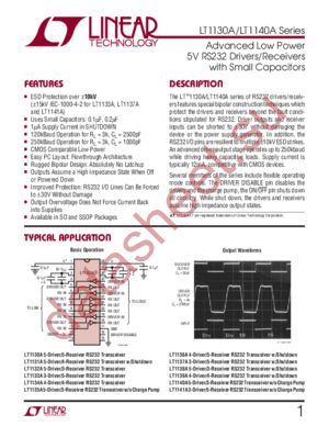 LT1140ACSW datasheet  