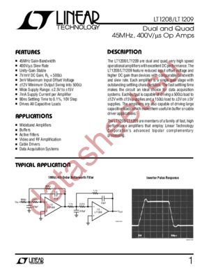 LT1209CS datasheet  