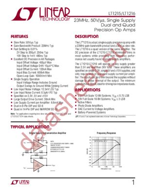 LT1215 datasheet  