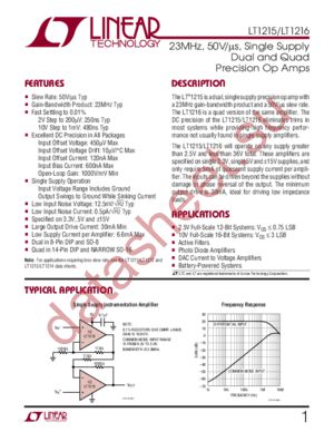 LT1216C datasheet  