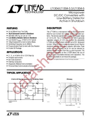 LT1304CS8 datasheet  