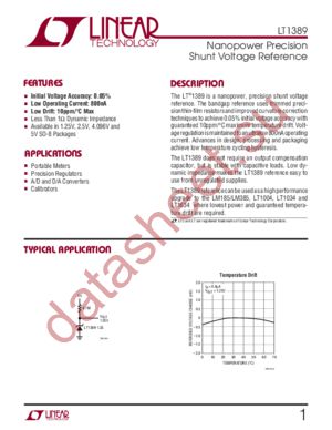 LT1389ACS8-1.25 datasheet  