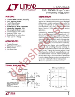 LT1576CS8-5SYNC datasheet  