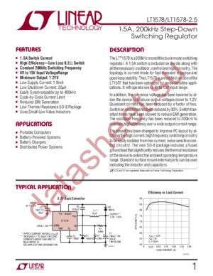 LT1578CS8 datasheet  