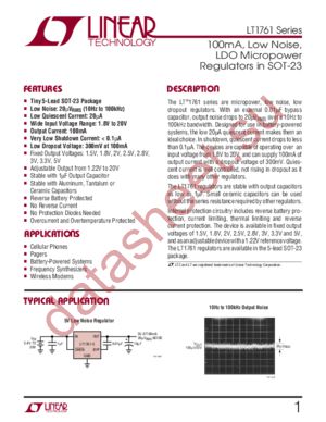 LT1761ES5-3.3 datasheet  