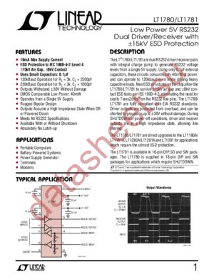 LT1781CS datasheet  