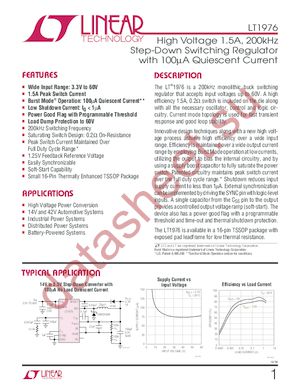 LT1976 datasheet  