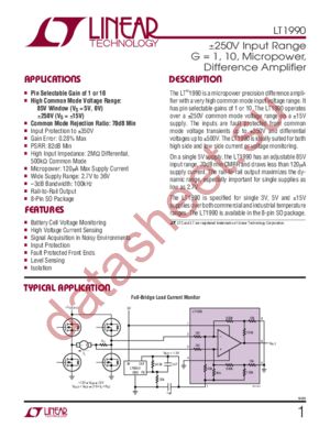 LT1990ACS8 datasheet  