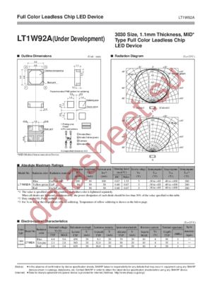 LT1W92A datasheet  
