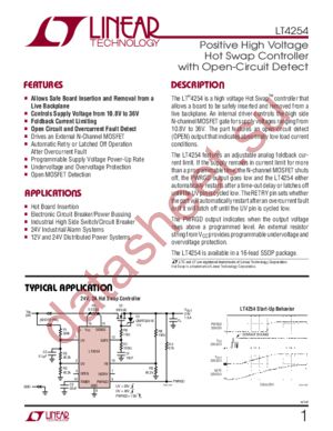 LT4254IGN datasheet  