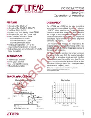 LTC1052 datasheet  