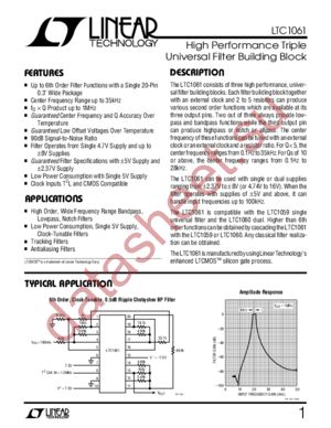 LTC1061ACN datasheet  