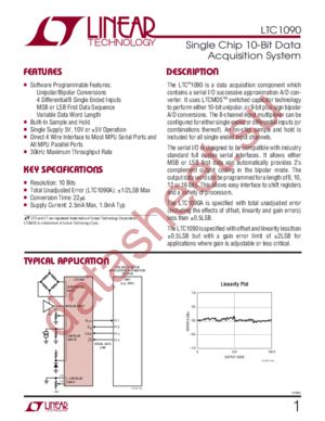 LTC1090AMJ datasheet  