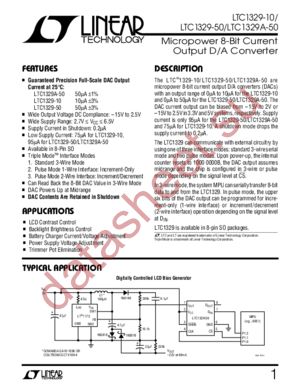 LTC1329-10 datasheet  