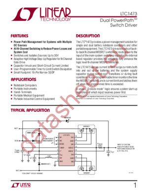 LTC1473 datasheet  