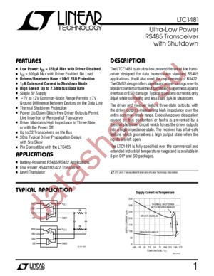 LTC1481IS8 datasheet  