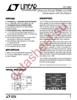 LTC1483CS8 datasheet  