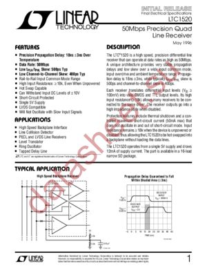 LTC1520CS datasheet  