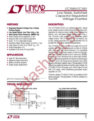 LTC1550CGN datasheet  