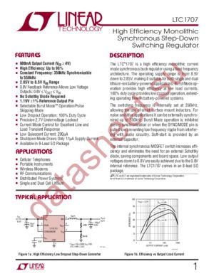 LTC1707 datasheet  