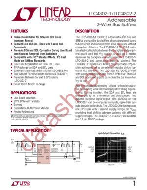 LTC4302CMS-2 datasheet  