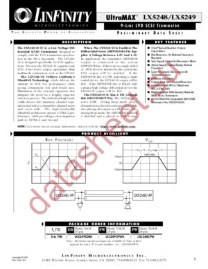 LX5249CDB datasheet  