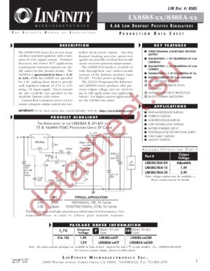 LX8585A-15CP datasheet  