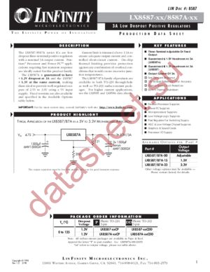 LX8587A-15 datasheet  