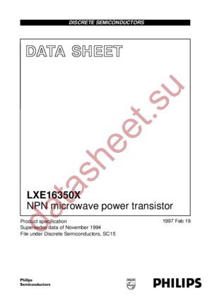 LXE16350X datasheet  