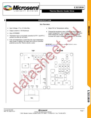 LXE1810 EVAL KIT datasheet  